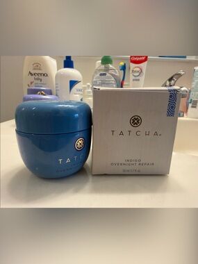 Tatcha Indigo Overnight Repair Cream - Blue